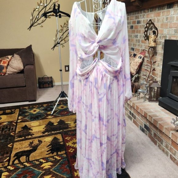 NWT Fashion Nova What a Dream midi dress sz 2X - Picture 5 of 7